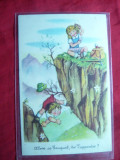 Ilustrata comica- Micii Alpinisti , piesa autor, Circulata, Printata