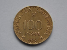 100 PESOS 1979 ARGENTINA foto