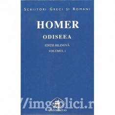 Homer - Odiseea (editie bilingva - vol. I) foto