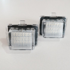 Lampa / Lampi LED numar Mercedes-Benz C-Class W204 4 / 5 usi set 2 buc foto