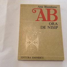 Ora de nisip - poeme - Autor(i): Ana Blandiana,RF5/2