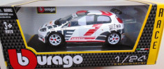 Macheta Fiat Abarth Grande Punto Rally S2000, Bburago 1:24 foto