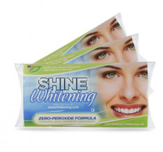 Kit Albire Dinti - 0% Peroxid - Shine Whitening - seringa + mulaje + lampa UV foto