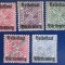 TIMBRE GERMANIA WURTTEMBERG 1916 SET NESTAMPILAT