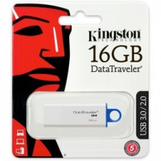 Kingston 16 GB DataTraveler DTIG4, USB 3.0, white-blue USB Flash Drive foto