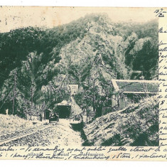 799 - ORSOVA, Tunnel Iablanita, Litho - old postcard - used - 1901