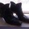 botine negre piele naturala marimea 36