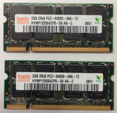 Memorie Ram 2 GB giga ddr2 laptop sodimm 667 800 mhz Samsung Adata Kingston PQI foto