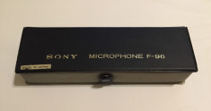 Microfon vintage Sony F-96 made in Japan (111) foto