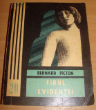 FIRUL EVIDENTEI - Bernard Picton, 1974
