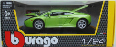 Macheta Lamborghini Gallardo 2006,verde, Bburago 1:24 foto