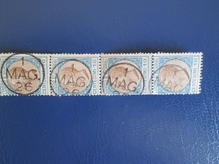 TIMBRE FISCALE STAMPILATE
