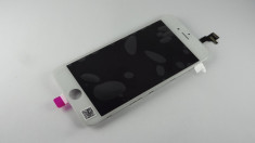 Iphone 5 Display nou Ansamblu complet cu touchscreen geam sticla ALB foto