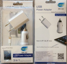 Kit accesorii iPhone 5 &amp;amp; iPad 4 / mini DELUXE compatibil IOS8 foto