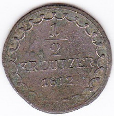 Austria, Ungaria 1/2 KREUZER KREUTZER 1812 S Szomolnok (Slovacia) foto