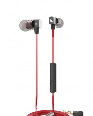 Casti audio stereo in-ear Hoco ultra bass, Apple, iPhone,Samsung,universal NEGRU foto