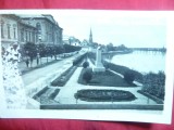 Ilustrata - Fotografie- Liceul C.Brediceanu - defect pe stanga