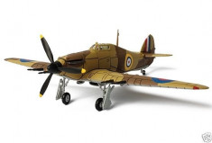 Macheta avion U.K. Hurricane Desert FORCES OF VALOR 1:72 foto