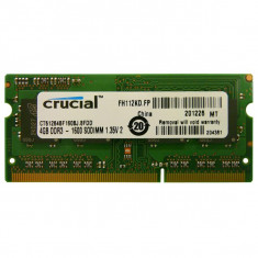 DDR3 SODIMM Crucial 4GB 1600MHz CL11 1.35V foto