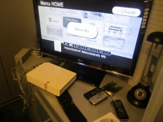 Consola Wii Nintendo model RVL 101+cablu AV +alimentator foto