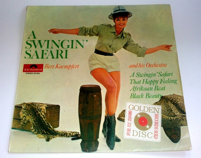 Disc vinil/ vinyl POLYDOR - A SWINGIN&#039; SAFARI - Bert Kaempfert