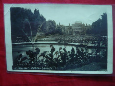 Ilustrata Bucuresti -Parcul Carol I ,circulat si cenzurat 1943 foto