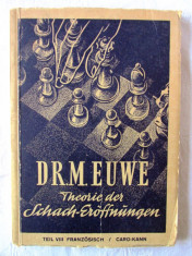 &amp;quot;THEORIE DER SCHACH-EROFFNUNGEN&amp;quot;, Vol. VIII, Dr. M. Euwe, 1954. Sah foto