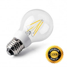 Bec LED, 6W, E27, Alb, Filament foto