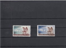 ROMANIA 1957 , LP 447 , LAIKA PRIMUL CALATOR IN COSMOS SERIE MNH , LOT 0 RO foto