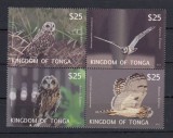 TONGA 2012 PASARI BUFNITE - COTA MICHEL 110 EURO, Nestampilat