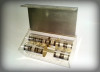 Cutie cu capac argintat WMF pentru pastrare servetele si inele - anii &#039;60, Inel servetele