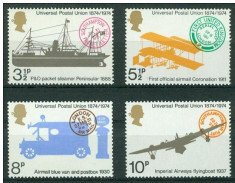 Anglia, mijloace de transport, UPU, 1974, MNH foto