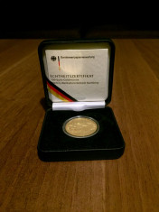 Moneda de aur - Germania 100 EURO 2004 Stadt Bamberg - Patrimoniu UNESCO foto