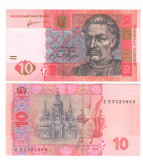 SV * Ucraina 10 HRYVNI / GRIVNE 2011 UNC