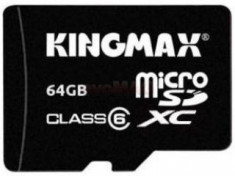 Kingmax, 64GB, KM64GMCSDXC61A, Clasa 6, Micro Secure Digital Card fara adaptor foto