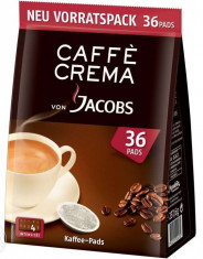 Jacobs Espresso Caffe Crema Pads - 144 paduri cafea (4 x 36 doze) din GERMANIA foto