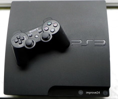 PS3 MODAT slim 500Gb Play Station 3 + 20 jocuri pe HDD GTA 5, BLUR, Fifa 16... foto