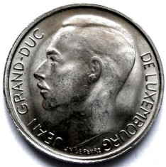 Luxemburg Jean (1964-2000) 1 Franc 1968 , MONETARIA BELGIA - BRUXELLES , 21mm. foto