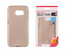 Husa Samsung Galaxy S6 Edge G925F TPU Gold by Mercury foto