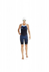 Costum profesional inot Speedo pentru femei Fastskin super elite recordbreaker closed back kneeskin foto