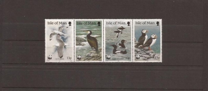 Isle of Man (GB) - WWF pasari - 408/11 - 1989