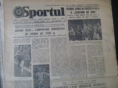Ziarul Sportul (13 martie 1978), etapa a 21-a a campionatului de fotbal foto