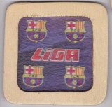 Suport de pahar din lemn , FC Barcelona