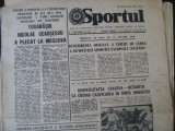 Ziarul Sportul (2 noiembrie 1977), U Craiova inaintea meciului cu Dinamo Moscova