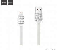 Cablu scurt 30cm Hoco original USB + LIGHTNING, Apple iPod, iPhone, iPad, ALB foto