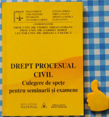 Drept procesual civil culegere de spete pentru seminarii si examene foto