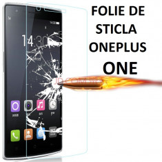 FOLIE de sticla OnePlus One 0.33mm,2.5D,9H tempered glass protectie foto