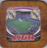 Suport de pahar din lemn , Real Madrid