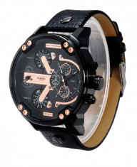 CEAS BARBATESC DIESEL ONLY THE BRAVE TIMEZONE DZ-7312 OVERSIZE BLACK-MODEL 2017 foto