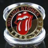 ROLLING STONES - MEDALIE ANIVERSARA 1962 - 2014 BRONZ PLACAT CU AUR, Europa